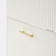 image 7 of OHS Ribbed 2-Drawer Shoe Cabinet Flip Down Hallway Storage Unit