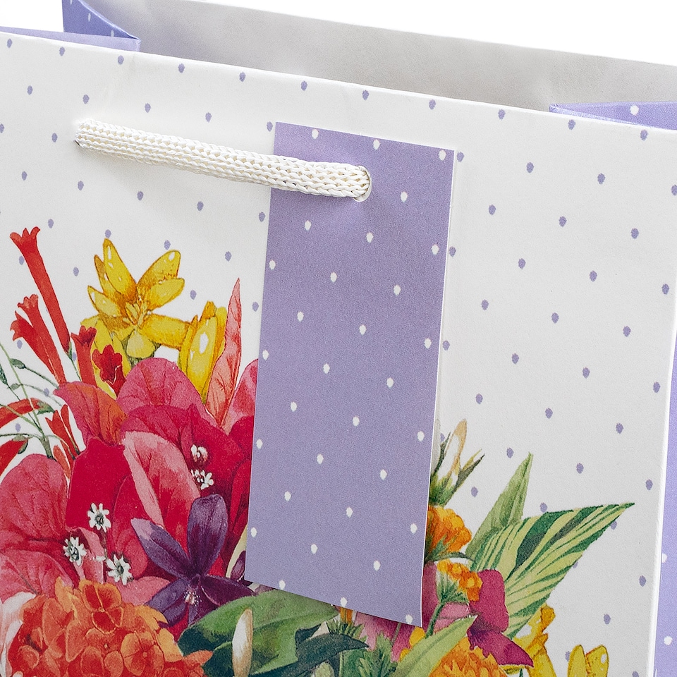 image 1 of Hallmark Pack Of 3 Gift Bags - 3 Sizes - 3 Floral Marjolein Bastin Designs