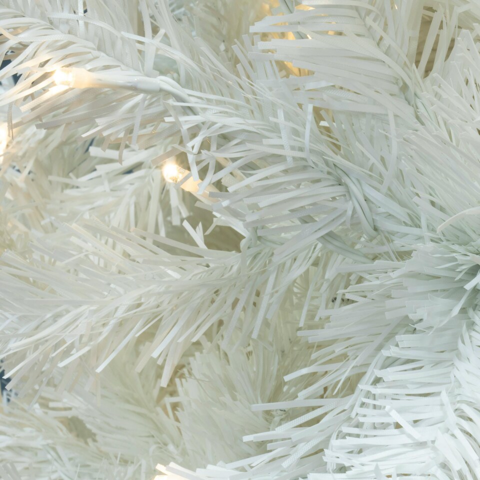 image 1 of Christmas Tree World  10ft/300cm Pre-lit Bianca Pine Tree - White