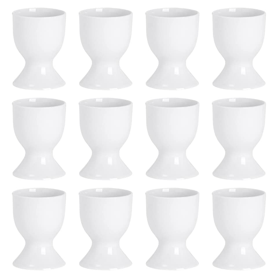 image 1 of Argon Tableware Classic White Egg Cups - 5cm - Pack of 2