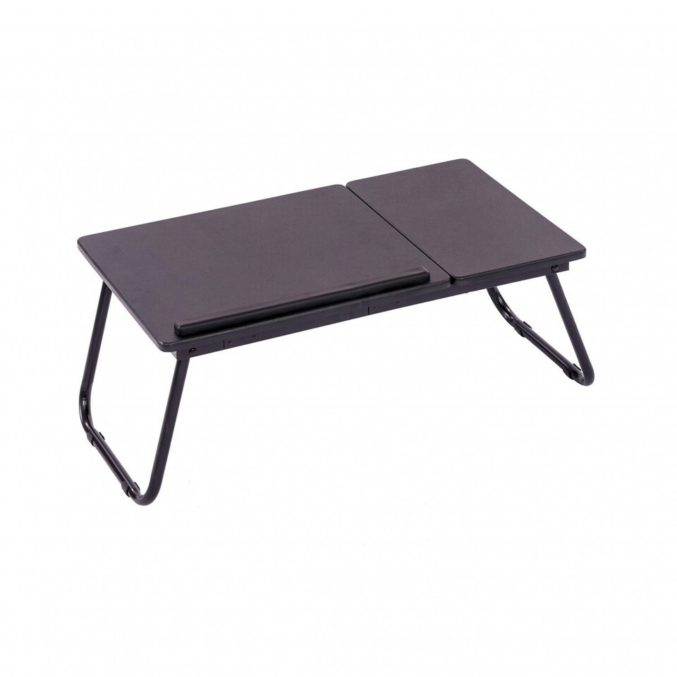 image 1 of Oypla Black Portable Folding Laptop Notebook Tablet Computer Table Desk Stand Black