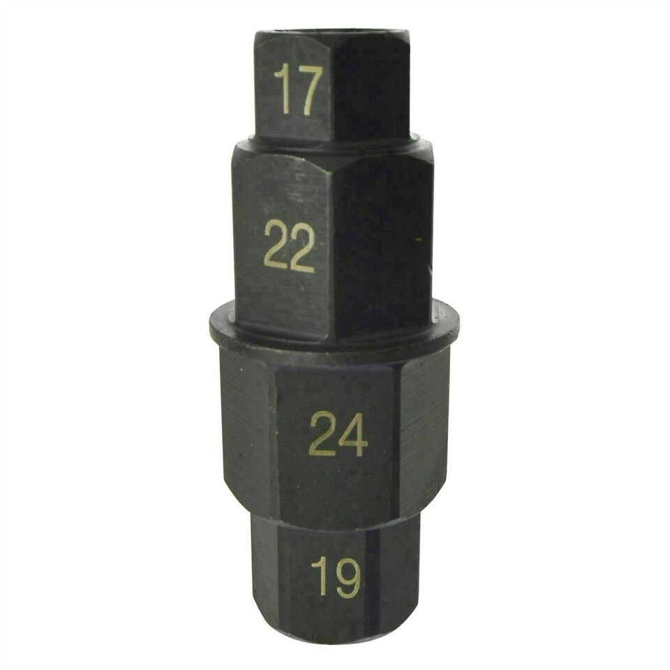 image 1 of Motorcycle / Bike Front Wheel Spindle Adaptor Tool Hex Key 17, 19, 22 and 24mm