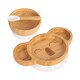 image 1 of Tiny Dining Children's Bamboo Suction Koala Dinner Set - White