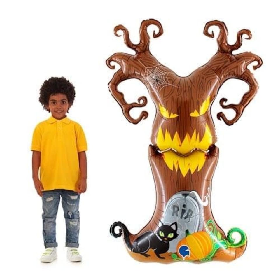 image 1 of Maxiloons Halloween Scary Tree Foil Giant Balloon 155cm / 61 in