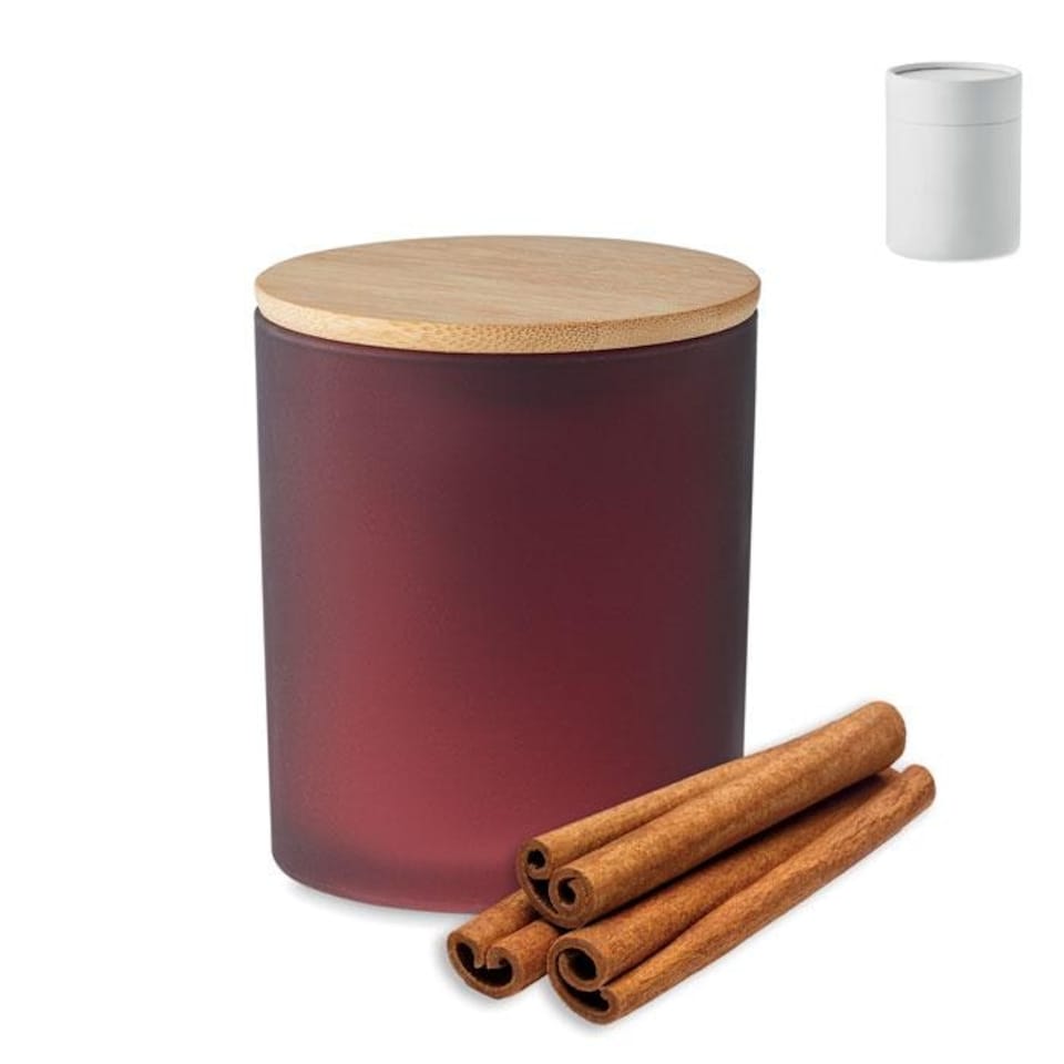image 1 of MidOcean Keops Plant-Based Scented Candle - Burgundy - L Purple