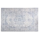 image 7 of OHS Vintage Print Washable Indoor Carpet Floor Rug, 160x230cm - Blue Blue | 160x230cm