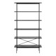 image 2 of Angus Bookcase with 5 Shelves in Black