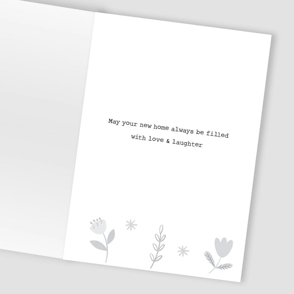 image 1 of Happy New Home Hilltop Happiness! Hand-Finished New Home Card