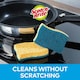 image 5 of Scotch-Brite Delicate Non-Sctratch Cellulose Scrub Sponge Pack of 10 Pieces Yellow
