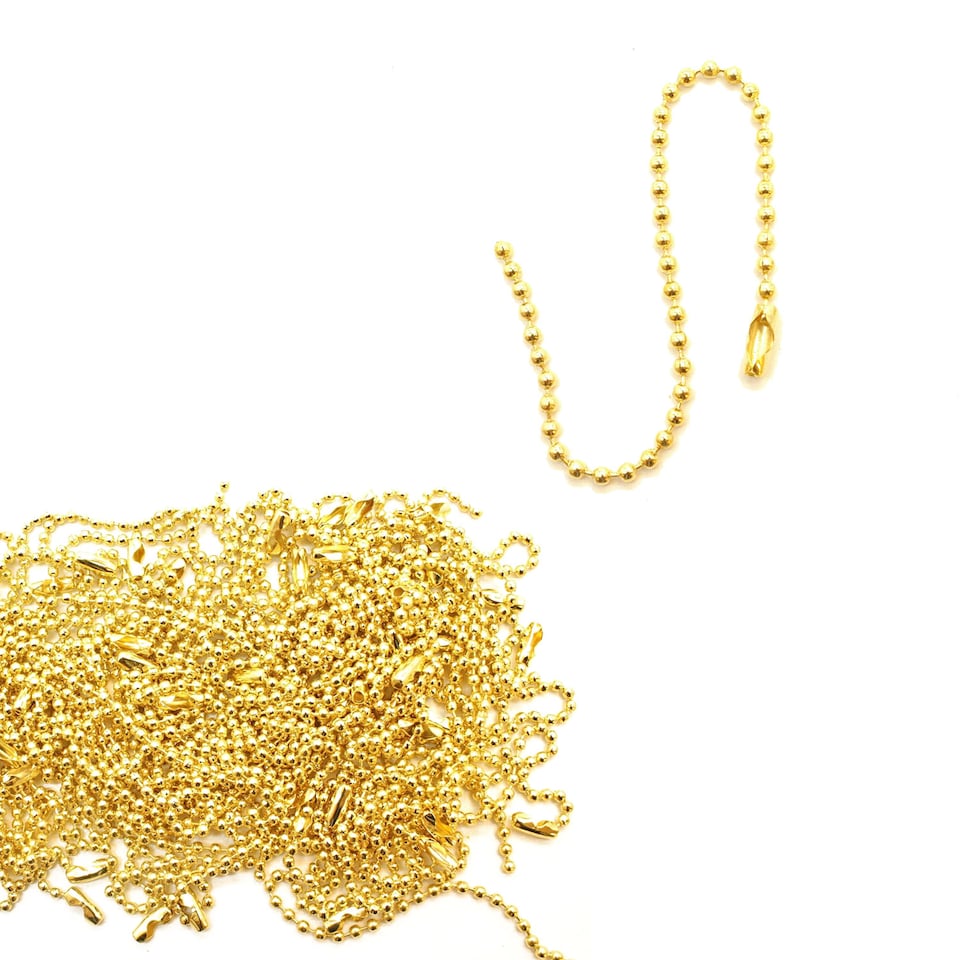 image 1 of 20cm Long Metal Ball Chain Extender for Label Tags - 100pcs