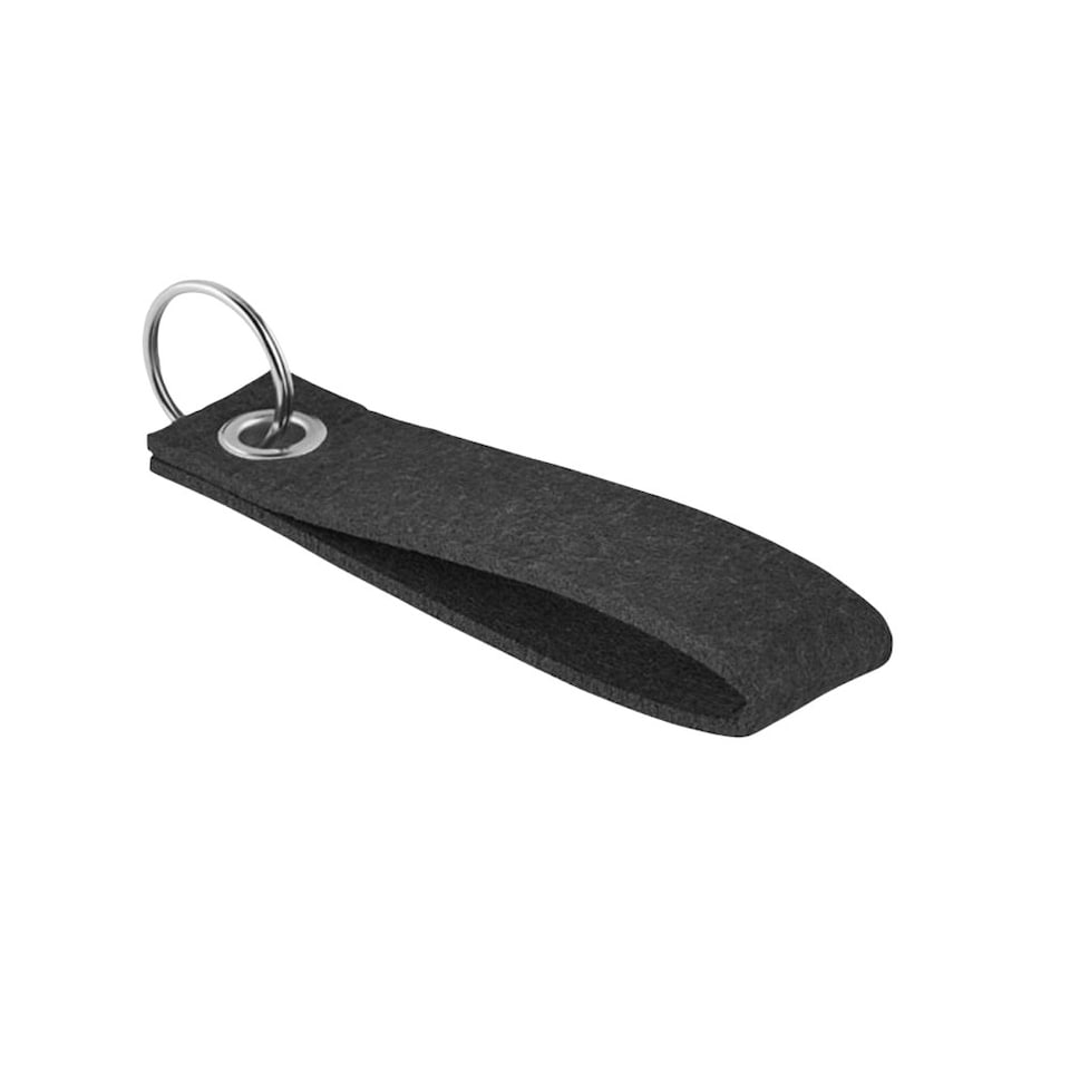 MidOcean Suora RPET Felt Keyring - Black - One Size