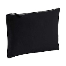Westford Mill Canvas Accessory Bag - Black - 22.5cm x 16cm Black