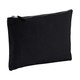 image 1 of Westford Mill Canvas Accessory Bag - Black - 22.5cm x 16cm Black