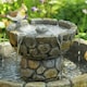 image 5 of Primrose Solar Powered Bird Bath Cobbled Stone Effect Water Feature 68cm