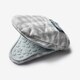 image 7 of Silicone Hot Grab Mini Oven Mitt, Gingham | Cream | Cream