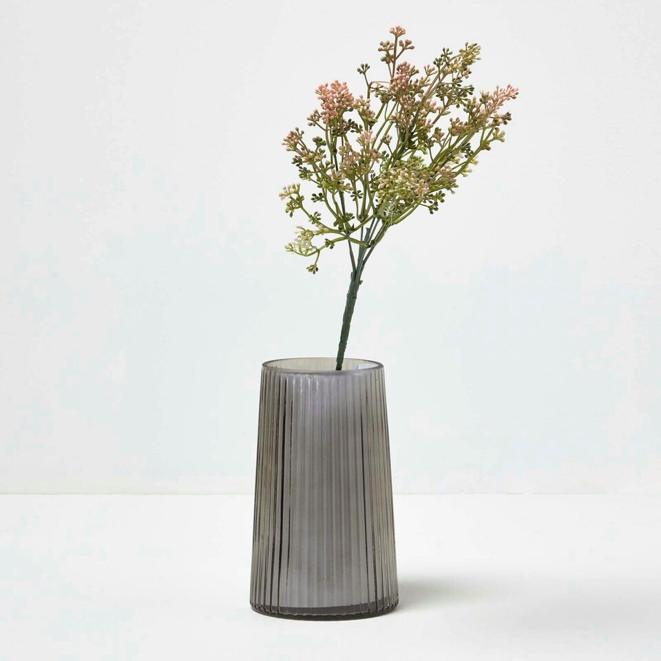 image 1 of Homescapes Artificial Branch of Pink Flowers, 58 cm