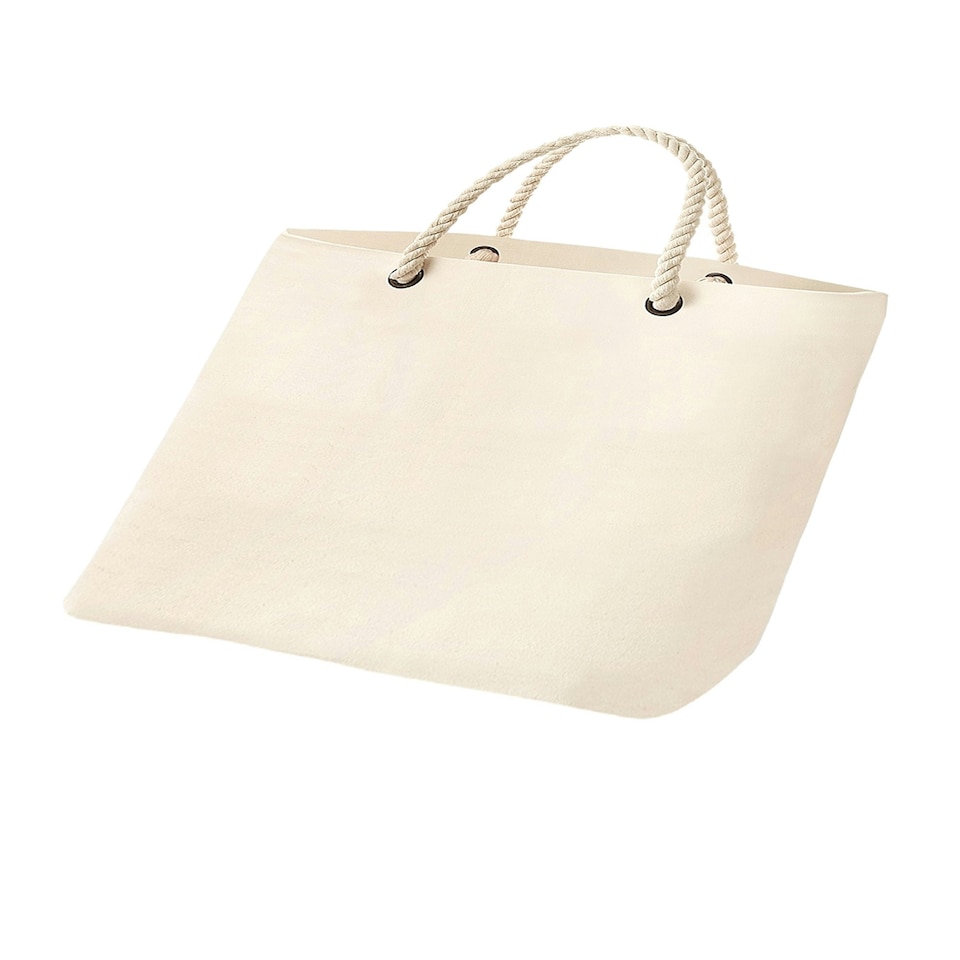 image 1 of Westford Mill Nautical Beach Bag - Natural - One Size Cream