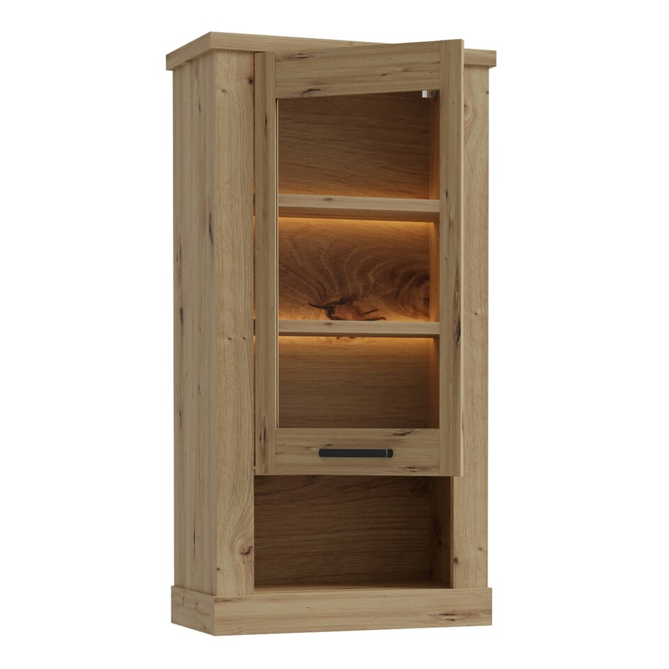 image 1 of Corona Wall Display cabinet in Artisan Oak