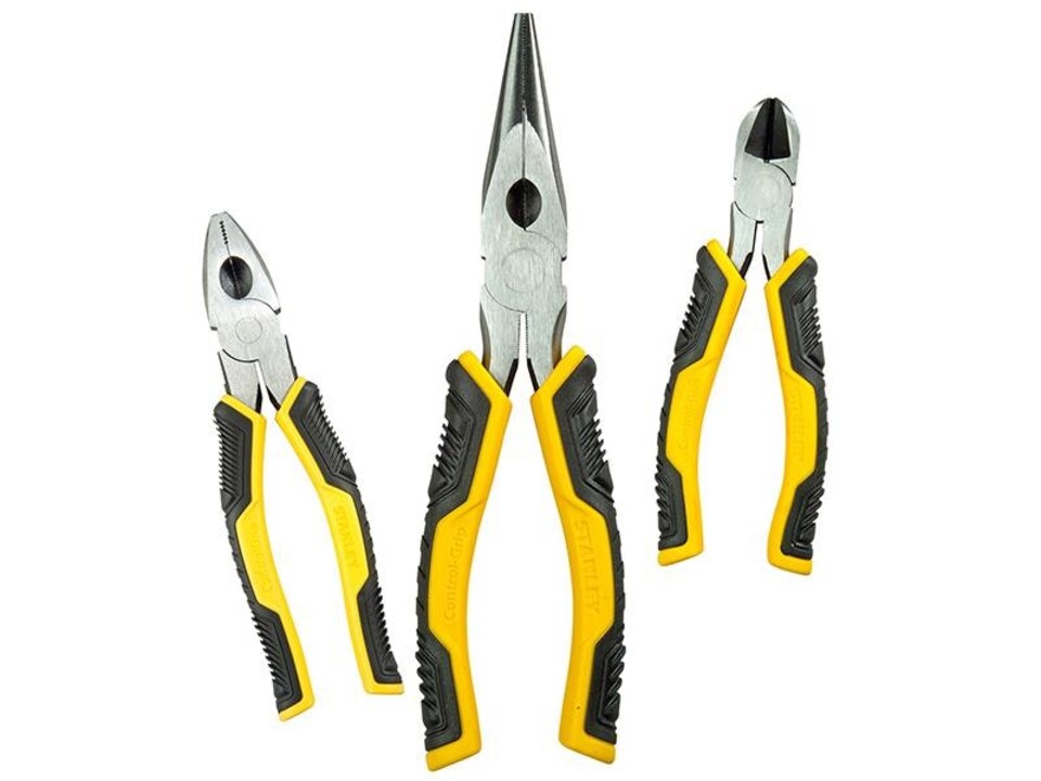 Stanley Tools Controlgrip Pliers Set 3 Piece