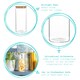 image 2 of Argon Tableware Glass Storage Jars with Wooden Lids - 1.5 Litre - Pack of 6