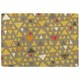 image 1 of Yellow Geometric Triangles (Rug) Yellow | Medium: 80x150cm