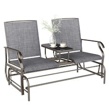 Outsunny 2 Seater Rocker Double Rocking Chair Lounger Outdoor Garden Furniture