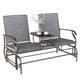 image 1 of Outsunny 2 Seater Rocker Double Rocking Chair Lounger Outdoor Garden Furniture