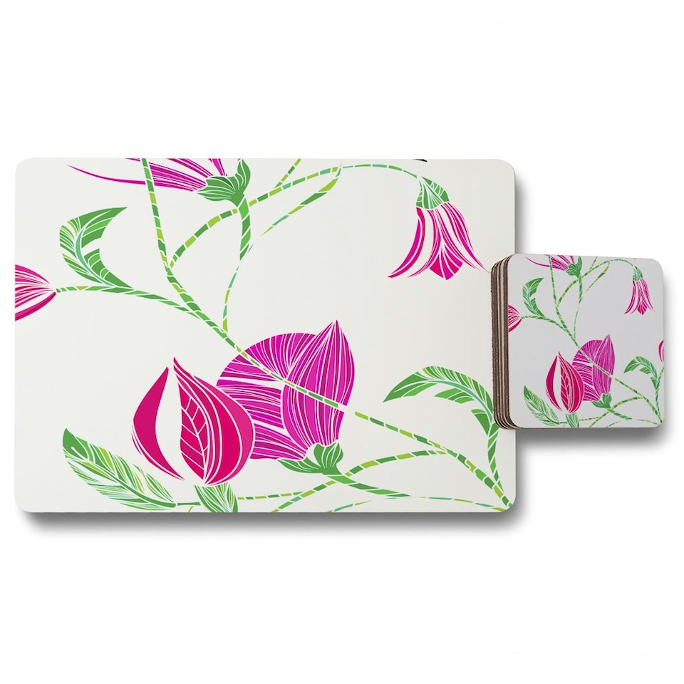 Tulips (Placemat & Coaster Set)