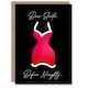 image 1 of Dear Santa Claus Define Naughty Cheeky Funny Christmas Card