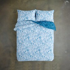 Cow Parsley Polycotton Duvet Set | Blue | Blue