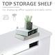 image 4 of HOMCOM Radiator Cover Heating Cabinet Solid MDF Small Sized White Modern Home