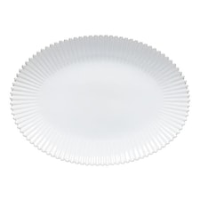 Costa Nova Pearl White Large 40cm Oval Platter