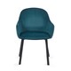 image 3 of Valencia Premium Teal Velvet Dining Chairs - Set of 2