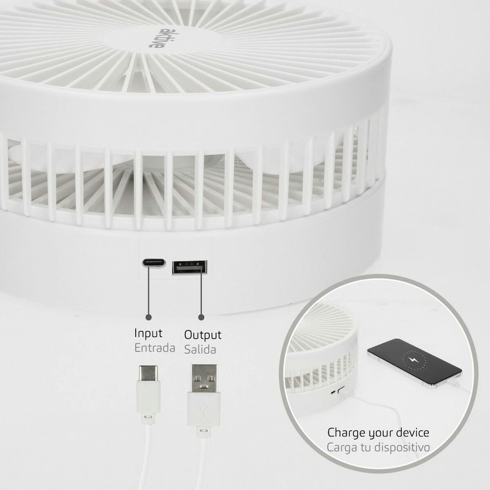 image 1 of Folding Portable Ventilator Aktive Rechargeable (4 Units)
