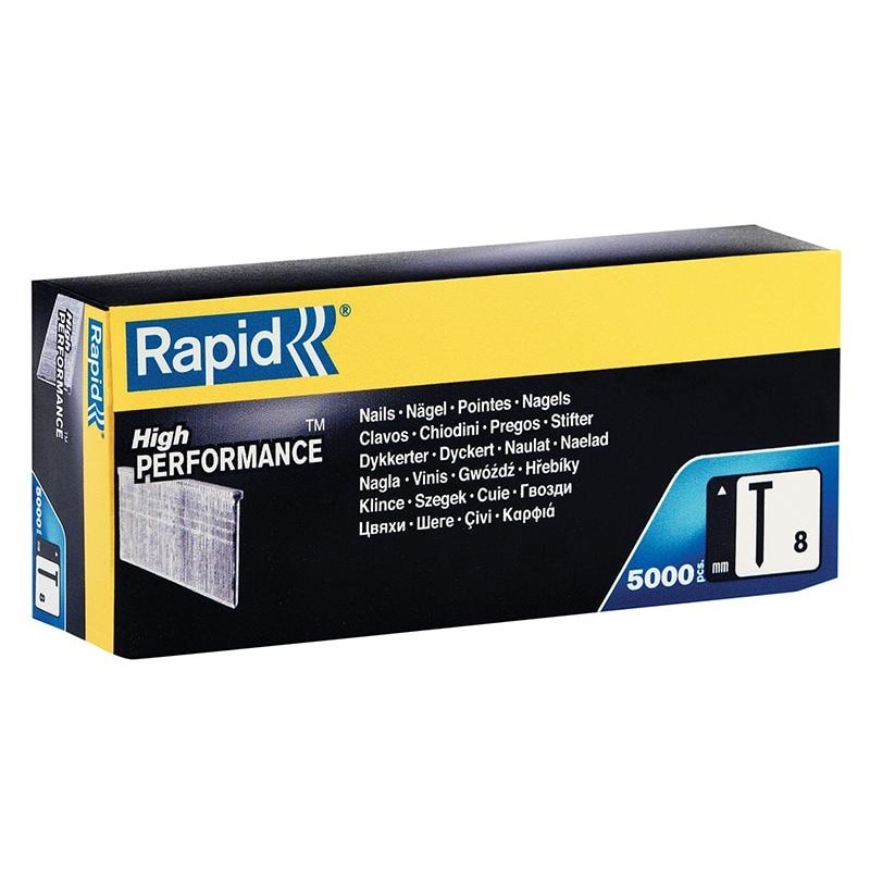 Rapid No.8 Brad Nails 18ga Multi Multi Colour 25mm (Box of 5000) 1