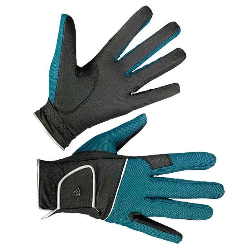 image 1 of Woof Wear Vision Horse Riding Gloves Black | Size: 7.5
Colour: Black/Ocean