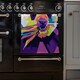 image 2 of Colorful pop art of Panda (Kitchen Towel)