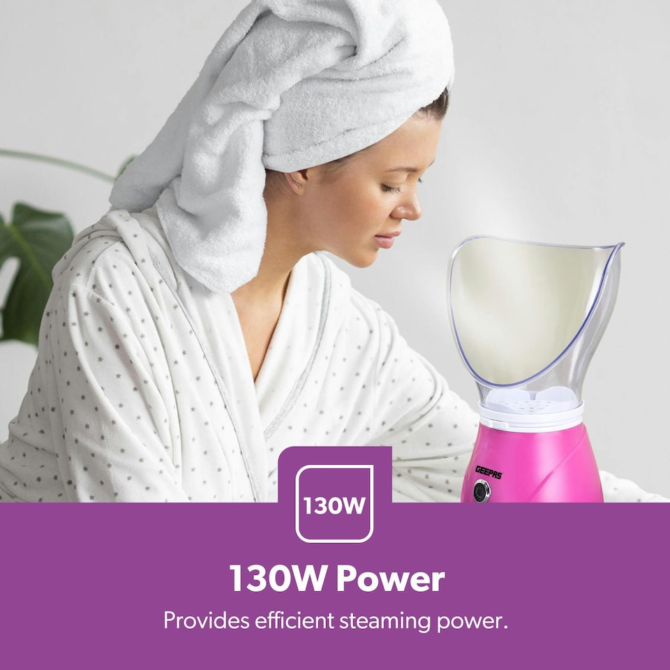 image 1 of GEEPAS Face Steamer for Women