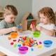 image 4 of Animal Counting Clip Game Colour Sorting Toys Bowl and Tweezers Montessori Toy
