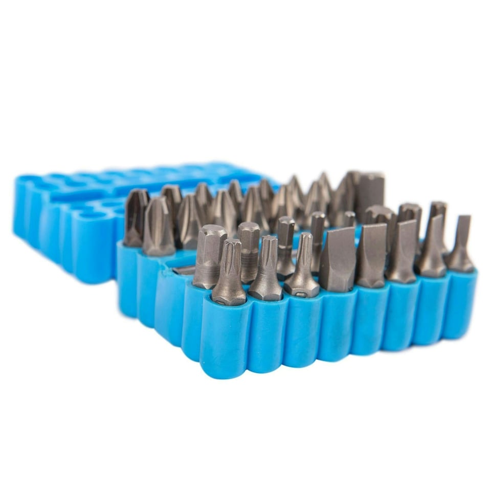 image 1 of Pro User 33pc Chrome Vanadium Screwdriver Bit Set