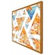 image 4 of Autumn geometrics with maple leaves (Picutre Frame) Black | S