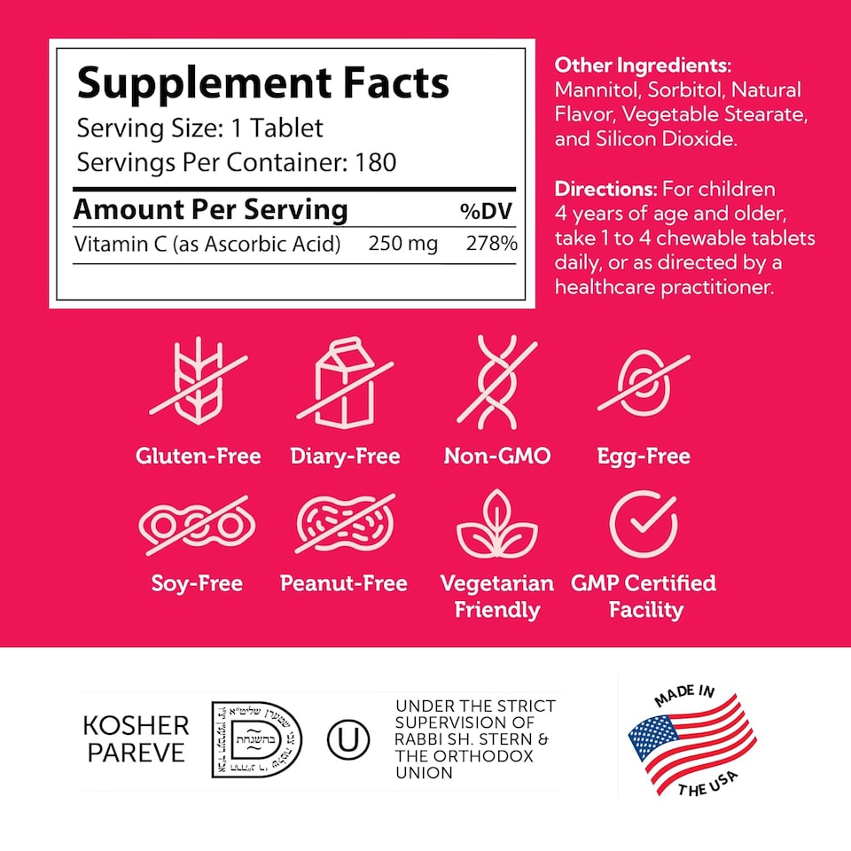 image 1 of Junior C, Antioxidant and Immune Booster, 180c