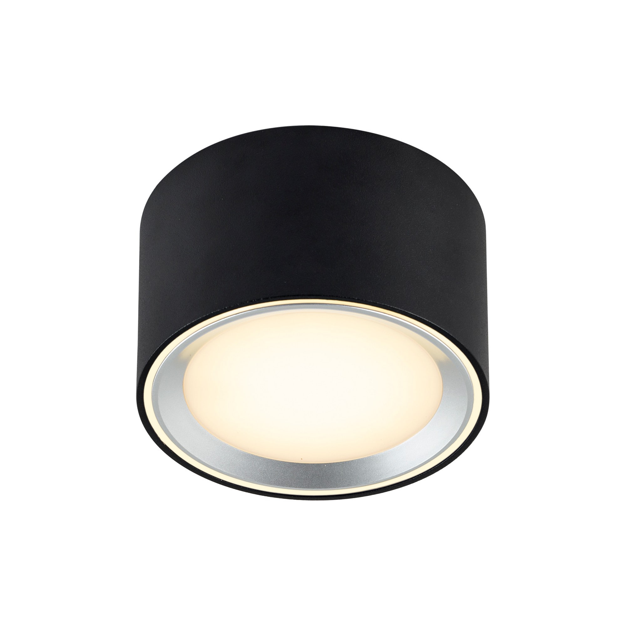 Nordlux Fallon Indoor Surface Downlight Black Metal Intergrated LED 3-Level Dimming, IP20