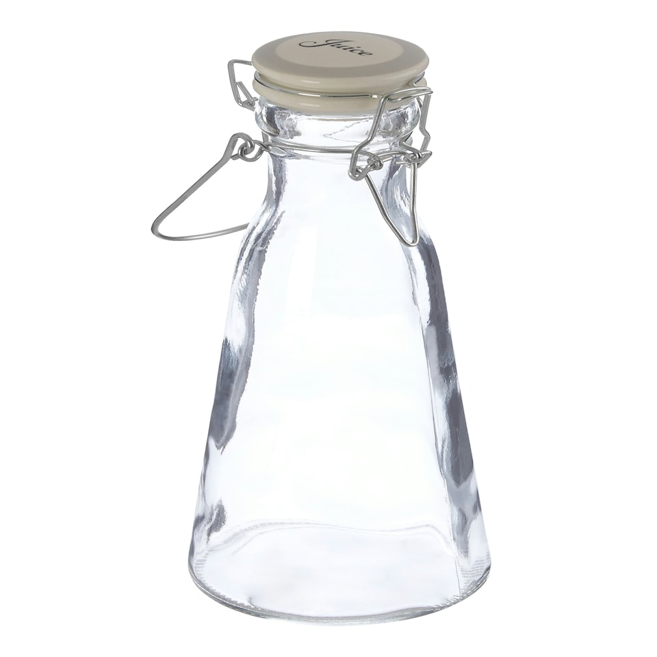 image 1 of Interiors by Premier Juice Storage Bottle, Personalized Clear Glassware Bottle, Versatile Transparent Drinking Water Bottle