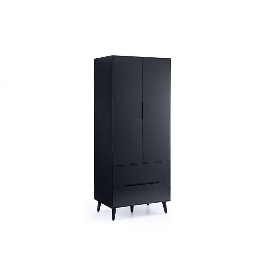 image 1 of Retro Anthracite Combination Wardrobe