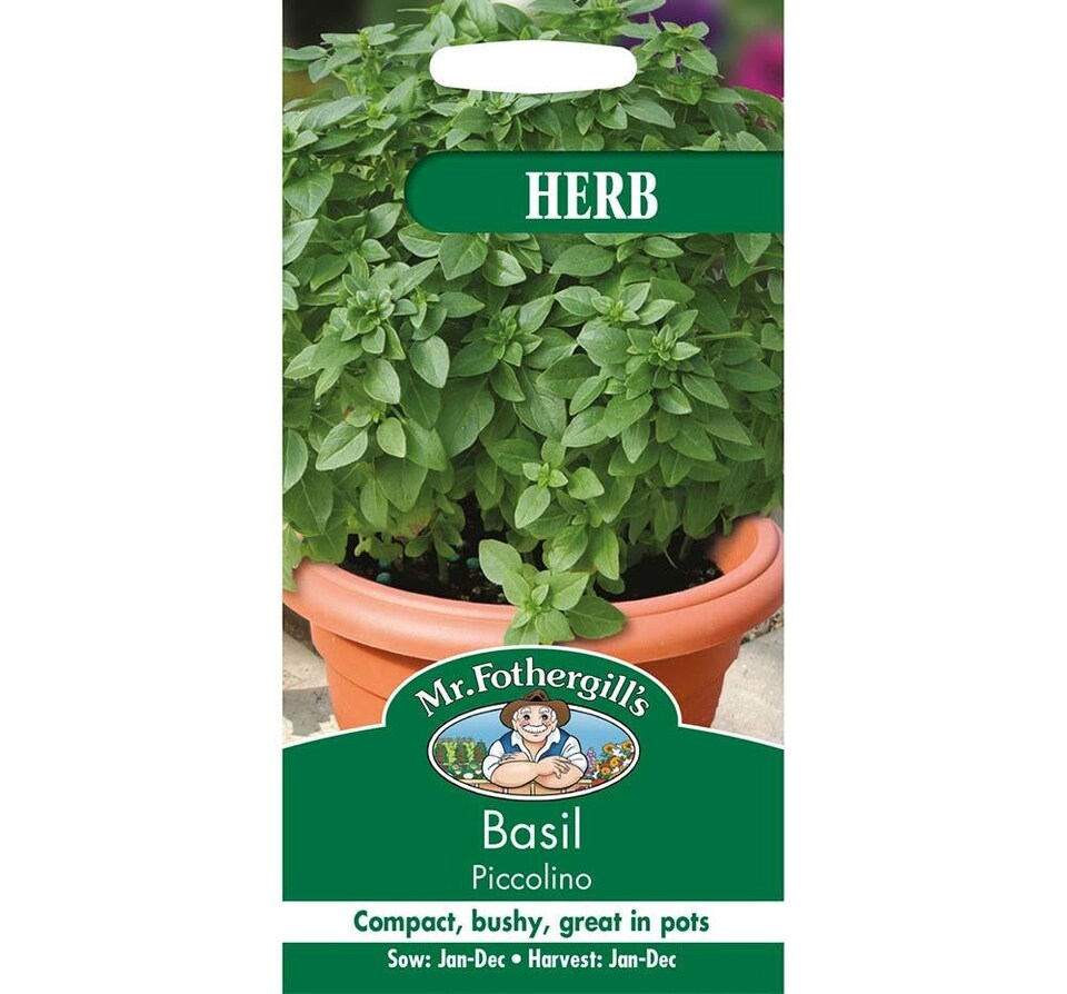 Mr. Fothergills Basil Piccolino Vegetable Seeds