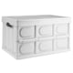 image 1 of TekBox Regular Folding Storage Box - White