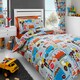 image 1 of Happy Linen Company Big Diggers Duvet Cover Bedding Set