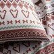 image 3 of Fusion Christmas Fairisle Duvet Cover Set Natural