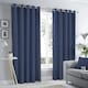 image 1 of Fusion Sorbonne Eyelet Curtains Navy